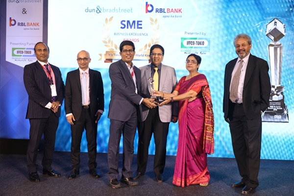 SIERRA ODC: Winner in the Best Green Initiatives category, SME Business Excellence Awards 2018 by the Dun & Bradstreet