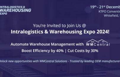 Invitation to Visit Us at Stall A38 @ Intralogistics & Warehousing Expo 2024