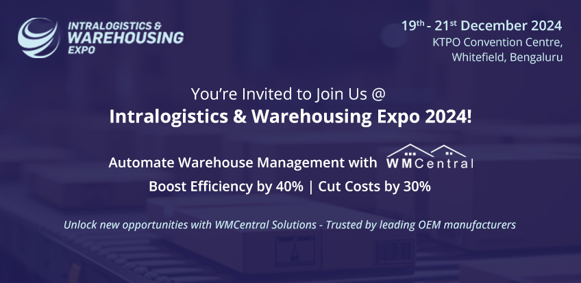 Invitation to Visit Us at Stall A38 @ Intralogistics & Warehousing Expo 2024