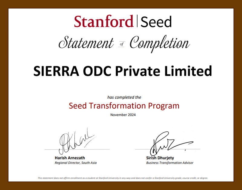 SIERRA’s Journey Through the Stanford Seed Transformation Program: A Bold Leap Towards Global Impact