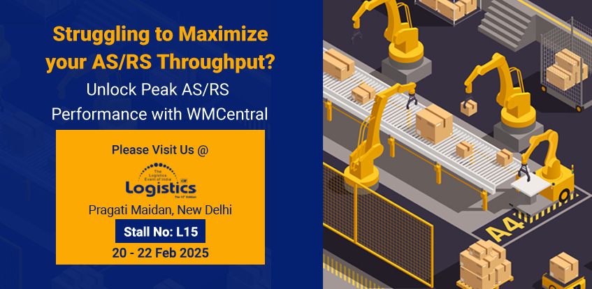 Unlock Peak AS/RS Performance with WMCentral – Please Visit Us at CII Expo 2025 (Stall L15)