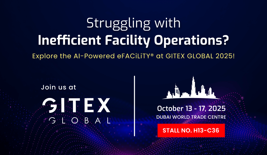 Discover eFACiLiTY® AI-Powered <br/> IWMS & CAFM at GITEX GLOBAL 2025